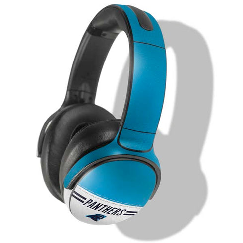 NFL Carolina Panthers White Striped Skullcandy Venue Skin