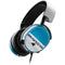 NFL Carolina Panthers White Striped SteelSeries Arctis 3 Skin