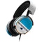 NFL Carolina Panthers White Striped SteelSeries Arctis 5 Skin