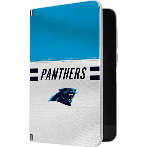 NFL Carolina Panthers White Striped Surface Duo Skin