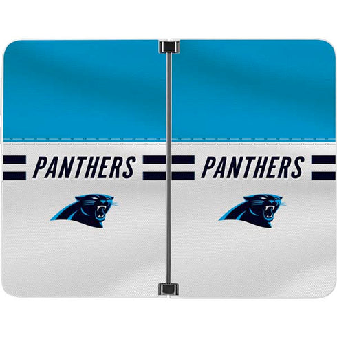 NFL Carolina Panthers White Striped Surface Duo Skin