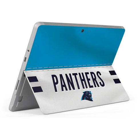 NFL Carolina Panthers White Striped Surface Go Skin