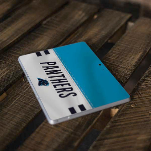 NFL Carolina Panthers White Striped Surface Go Skin