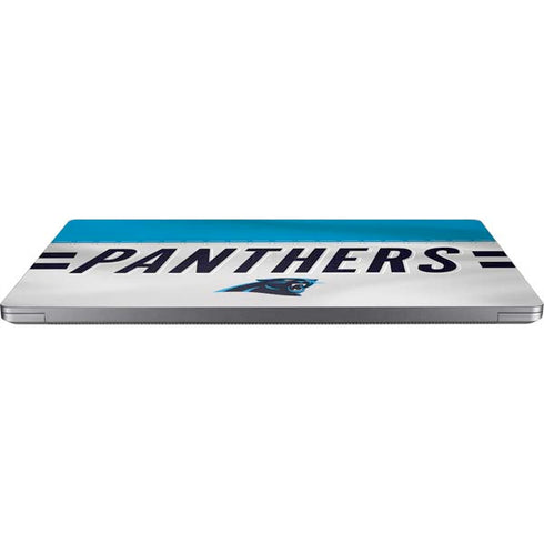 NFL Carolina Panthers White Striped Surface Laptop 4 15in Skin