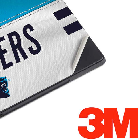 NFL Carolina Panthers White Striped Surface Pro 6 Skin
