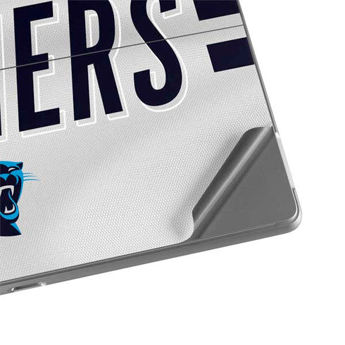 NFL Carolina Panthers White Striped Surface Pro 8 Skin