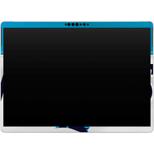 NFL Carolina Panthers White Striped Surface Pro 9 Skin