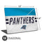 NFL Carolina Panthers White Striped Universal Laptop 16in (13 x 9.4in) Skin