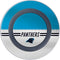 NFL Carolina Panthers White Striped Wireless Charger Skin