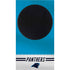 NFL Carolina Panthers White Striped Xbox Series S Console Skin