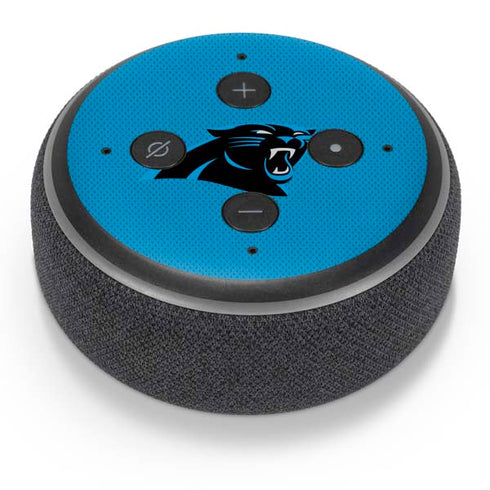 NFL Carolina Panthers Zone Block Amazon Echo Dot Skin