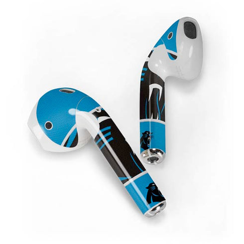 NFL Carolina Panthers Zone Block Apple AirPods Skin