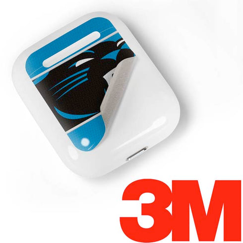 NFL Carolina Panthers Zone Block Apple AirPods Skin