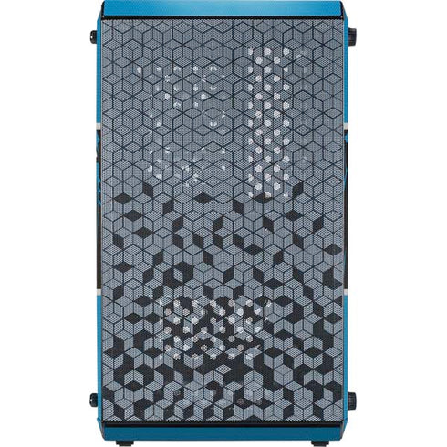 NFL Carolina Panthers Zone Block Cooler Master MasterBox Q300L Mini Tower Skin