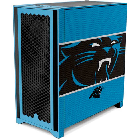 NFL Carolina Panthers Zone Block Corsair 4000D Tempered Glass Mid-Tower ATX Case Skin