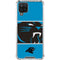 NFL Carolina Panthers Zone Block Galaxy A12 Clear Case