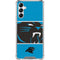 NFL Carolina Panthers Zone Block Galaxy A14 5G Clear Case