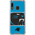 NFL Carolina Panthers Zone Block Galaxy A30 Clear Case