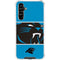 NFL Carolina Panthers Zone Block Galaxy A54 5G Clear Case