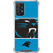 NFL Carolina Panthers Zone Block Galaxy A72 5G Clear Case