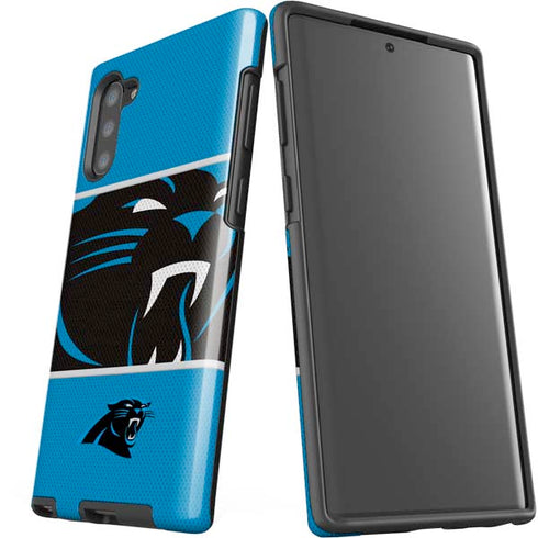NFL Carolina Panthers Zone Block Galaxy Note 10 Pro Case