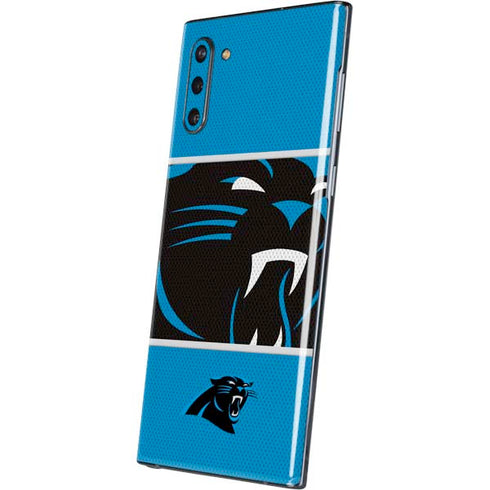 NFL Carolina Panthers Zone Block Galaxy Note 10 Skin
