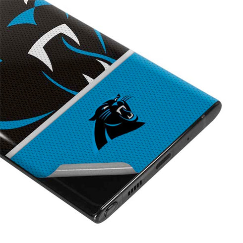 NFL Carolina Panthers Zone Block Galaxy Note 10 Skin