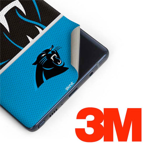 NFL Carolina Panthers Zone Block Galaxy Note 9 Skin