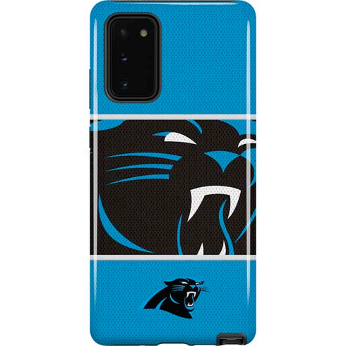 NFL Carolina Panthers Zone Block Galaxy Note20 5G Pro Case