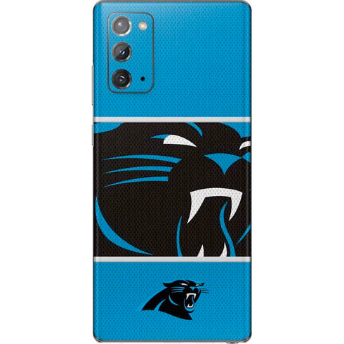 NFL Carolina Panthers Zone Block Galaxy Note20 5G Skin