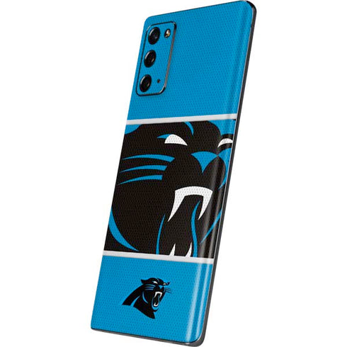 NFL Carolina Panthers Zone Block Galaxy Note20 5G Skin