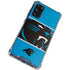 NFL Carolina Panthers Zone Block Galaxy S20 FE Clear Case