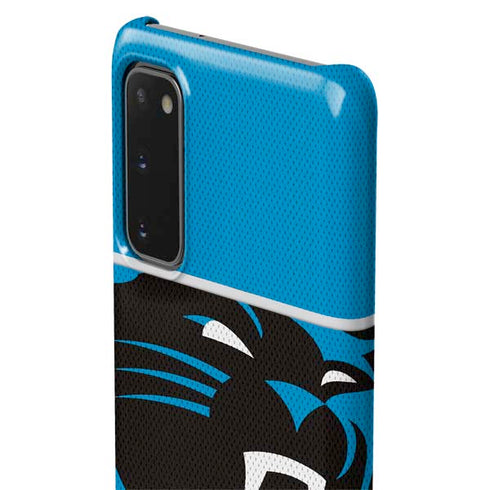 NFL Carolina Panthers Zone Block Galaxy S20 Lite Case