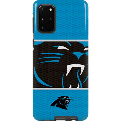 NFL Carolina Panthers Zone Block Galaxy S20 Plus Pro Case