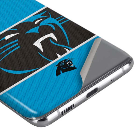NFL Carolina Panthers Zone Block Galaxy S20 Ultra 5G Skin