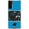 NFL Carolina Panthers Zone Block Galaxy S21 FE Clear Case