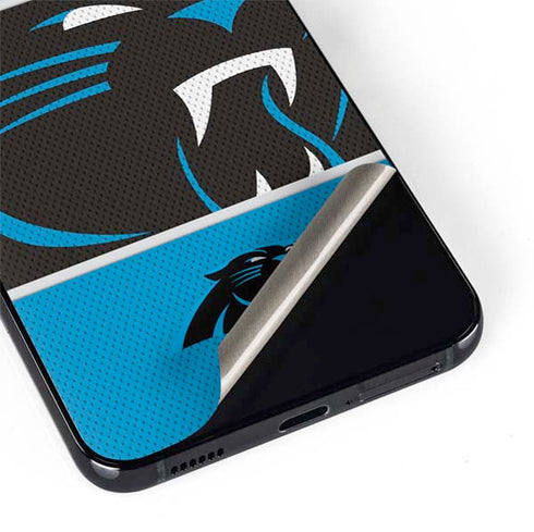 NFL Carolina Panthers Zone Block Galaxy S22 Plus Skin