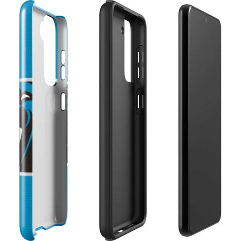 NFL Carolina Panthers Zone Block Galaxy S22 Pro Case