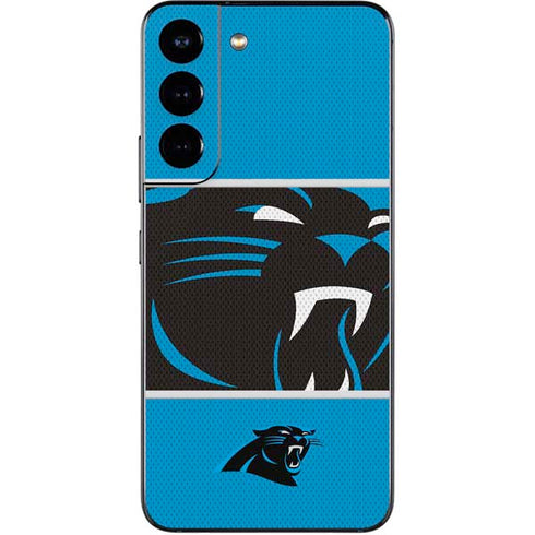 NFL Carolina Panthers Zone Block Galaxy S22 Skin
