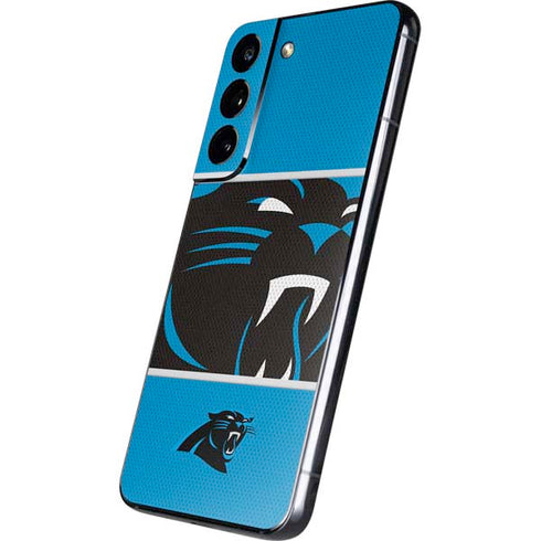 NFL Carolina Panthers Zone Block Galaxy S22 Skin