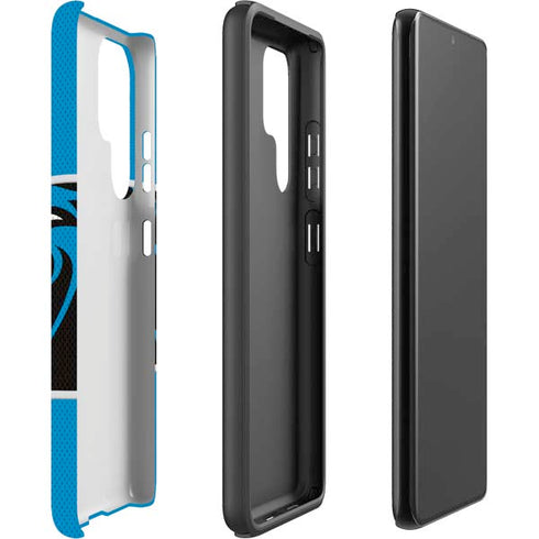 NFL Carolina Panthers Zone Block Galaxy S22 Ultra Pro Case