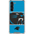 NFL Carolina Panthers Zone Block Galaxy S23 Plus Clear Case