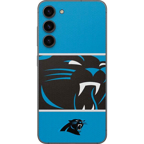 NFL Carolina Panthers Zone Block Galaxy S23 Plus Skin