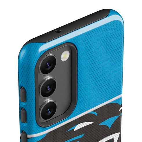 NFL Carolina Panthers Zone Block Galaxy S23 Pro Case
