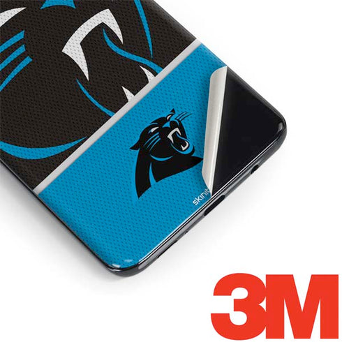 NFL Carolina Panthers Zone Block Galaxy S9 Skin