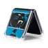 NFL Carolina Panthers Zone Block Galaxy Z Flip5 5G Clear Case