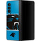 NFL Carolina Panthers Zone Block Galaxy Z Fold3 5G Skin