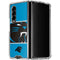 NFL Carolina Panthers Zone Block Galaxy Z Fold4 5G Clear Case