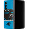 NFL Carolina Panthers Zone Block Galaxy Z Fold4 5G Skin