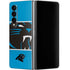 NFL Carolina Panthers Zone Block Galaxy Z Fold4 5G Skin